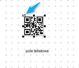 HDF Labels 9 – kod kreskowy oznaczony symbolem powiązania z polem tekstowym