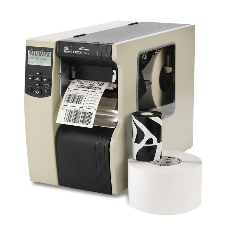 Zebra R110Xi4 - Drukarki etykiet, Drukarki Kodów, Drukarki przemysłowe, Drukarki RFID
