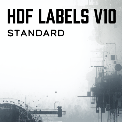 HDF Labels v10 - Standard