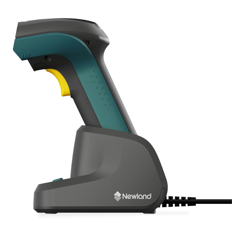 NEWLAND NLS-NVH220B-V2-XD Czytnik kodów kreskowych NVH220 Lophius II Bluetooth, imager 2D megapikselowy, dekodowanie AI, RS232/USB/Ethernet, IP64, upadki 1,8 m, stacja dokująca