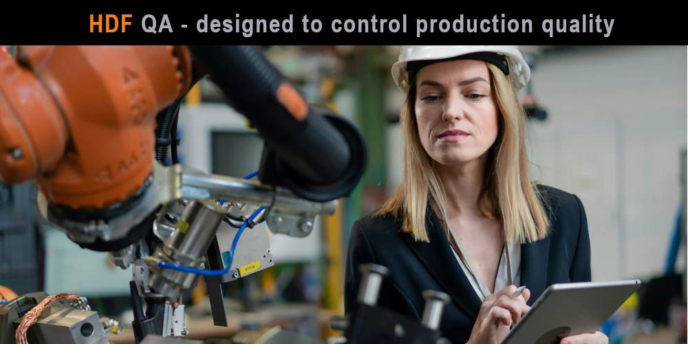 HDF QA - Online platform for recording the inspection process