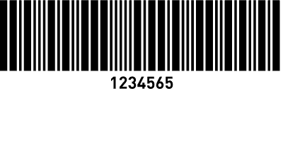 Barcode Kod kreskowy 2 z 5 Industrial