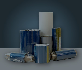 Wax-resin ribbon roll