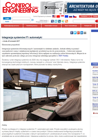 Control Engineering-Integracja systemów IT i automatyki