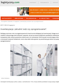Logistyczny.com-Inwentaryzacja: zatrudnić ludzi czy oprogramowanie?