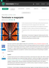 Automatyka Online-Terminator w magazynie