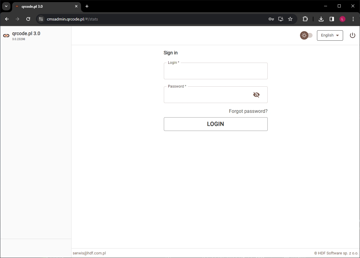 System PWA zrzut 2