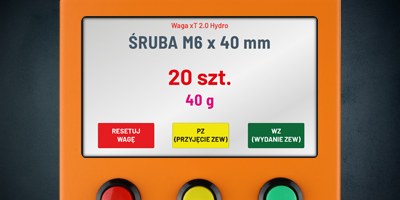Waga xT - waga do liczenia gwoździ